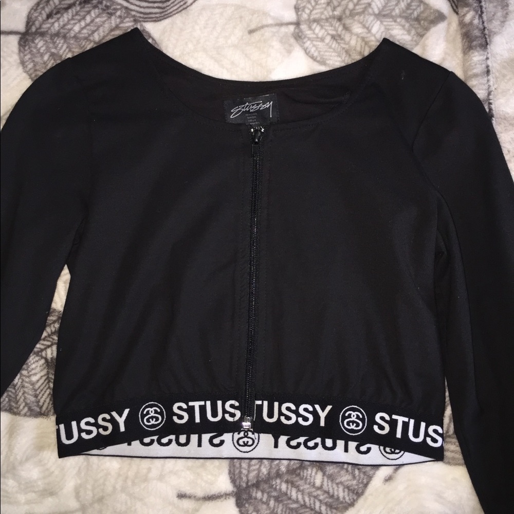 Stussy Long Sleeve Crop